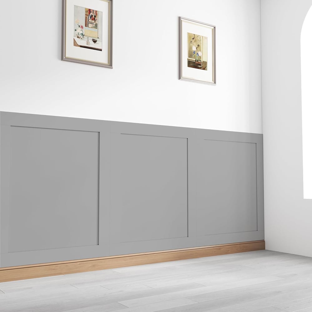 Home Treats 6 Slat Wooden 3D Wall Panelling Kit 90cm Image 5