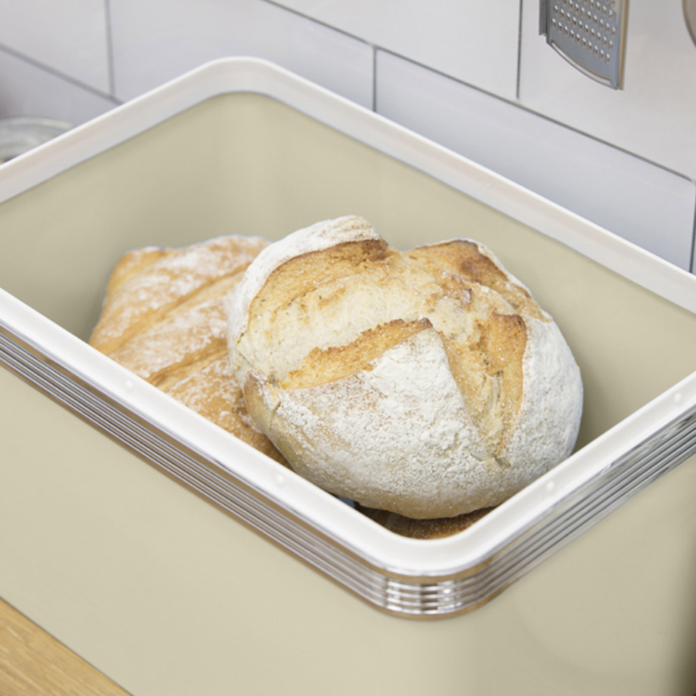 Swan Retro Cream Bread Bin Image 3