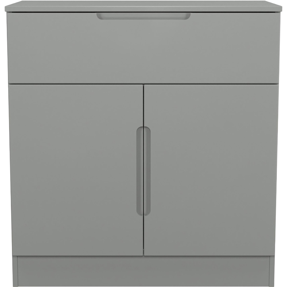 Crowndale Milan 2 Door Single Drawer Dusk Grey Sideboard Ready Assembled Image 2