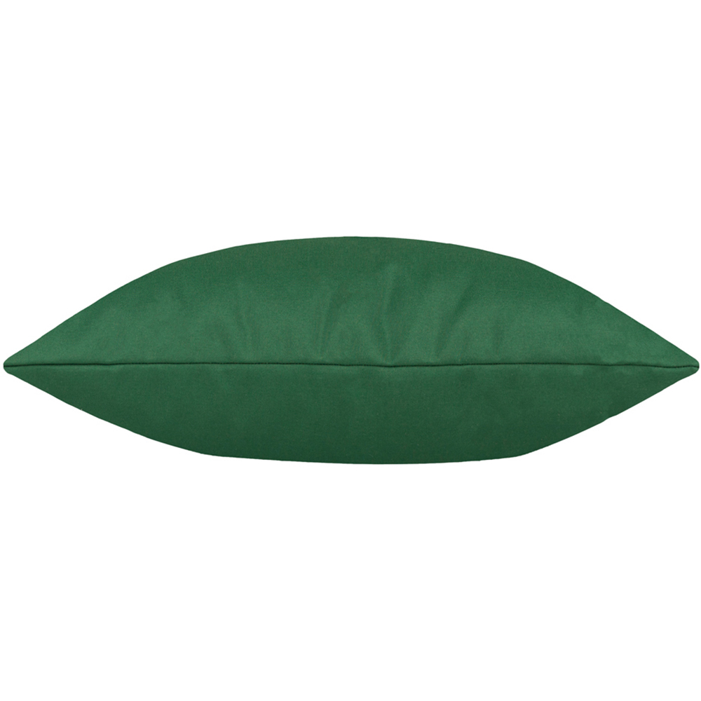 furn. Plain Bottle Green Outdoor Cushion Large Image 2