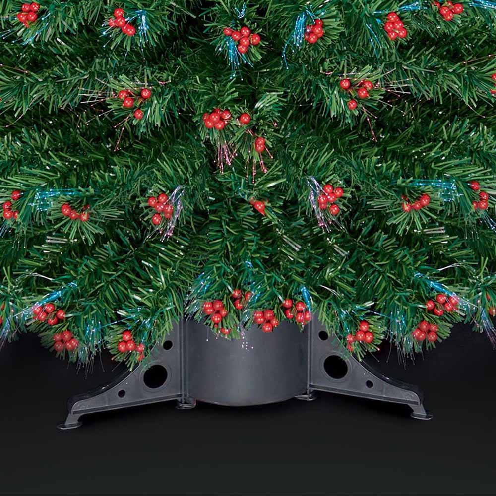 Premier 1.2m Fibre Optic Artificial Christmas Tree with Berries Image 2