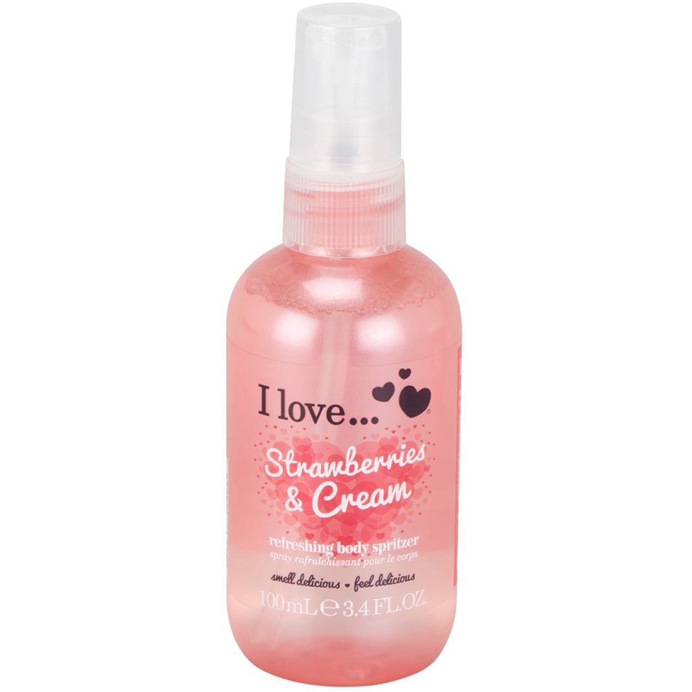 I Love Refreshing Body Spritzer 100ml - Strawberries and Cream Image
