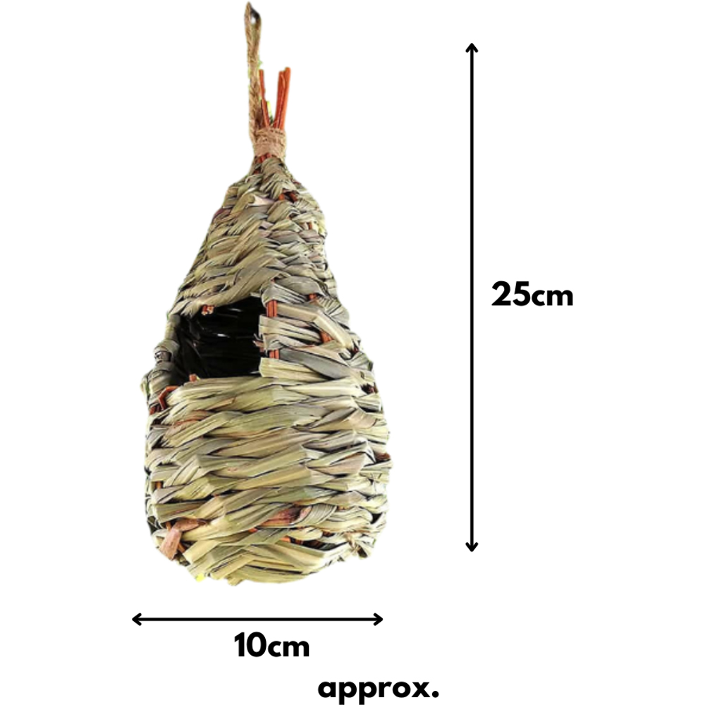 Marco Paul Straw Hangings Bird House 5 Pack Image 5