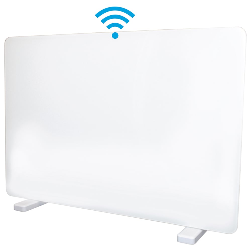Igenix White Wi-Fi Enabled Glass Panel Heater 2000W Image 3