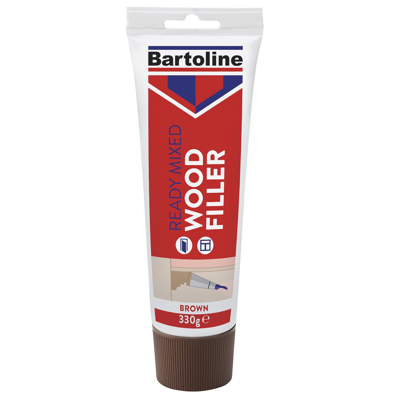 Bartoline Brown Ready Mixed Wood Filler 330g Image