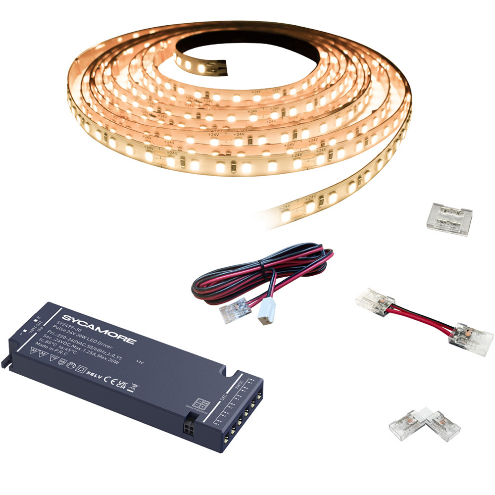 Sorrelis Kastel Warm White Flexible LED Strip 5m Image 1