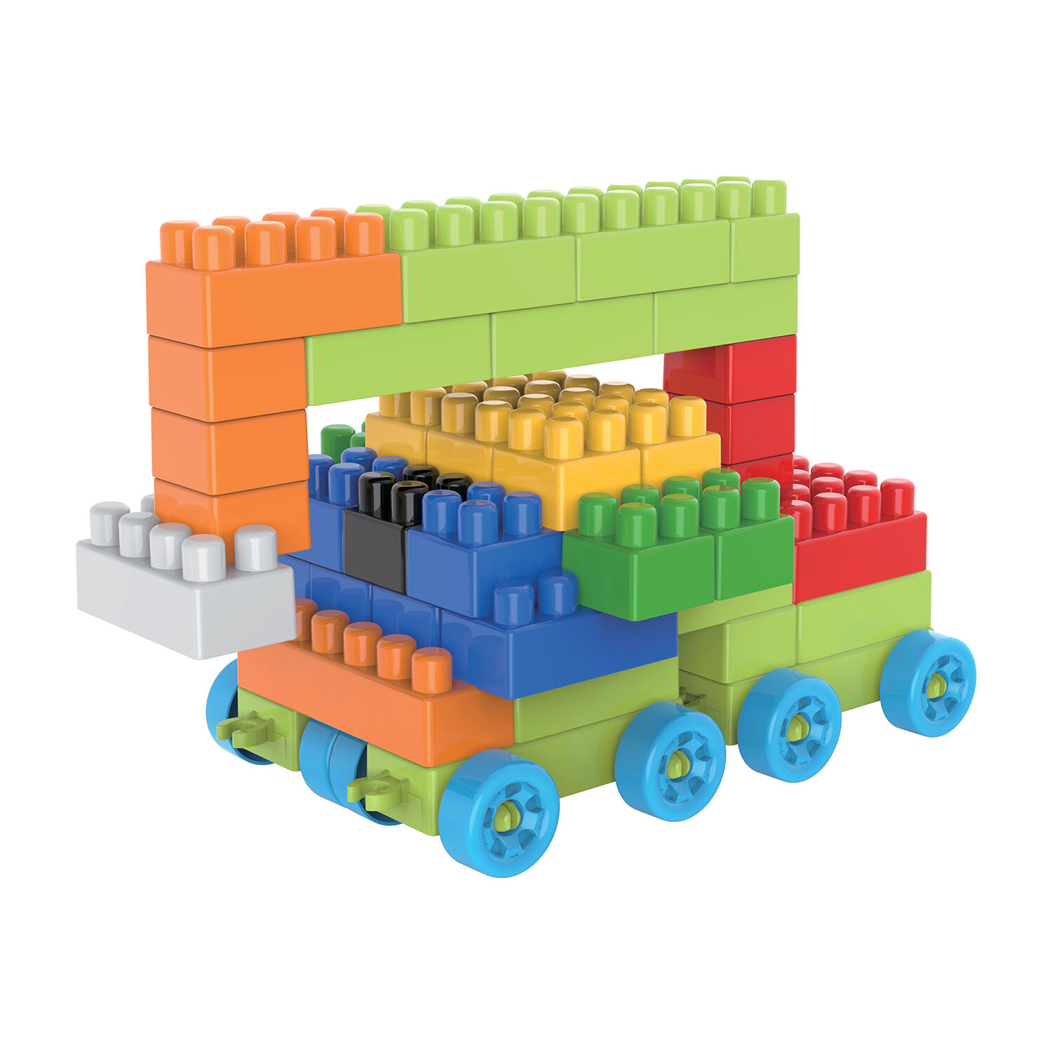 182 Piece Tub of Blocks - Multicolour Image 3