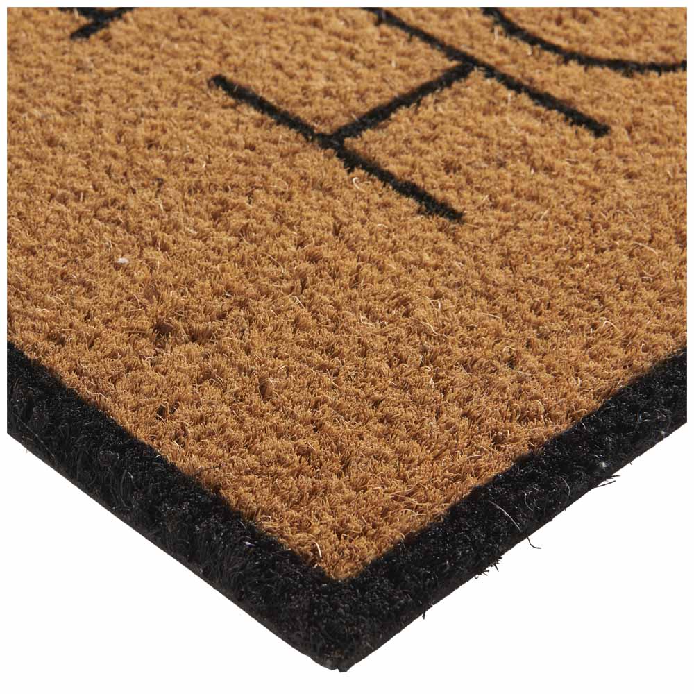 Wilko Stencilled Coir Home Mat 43 x 73cm Wilko