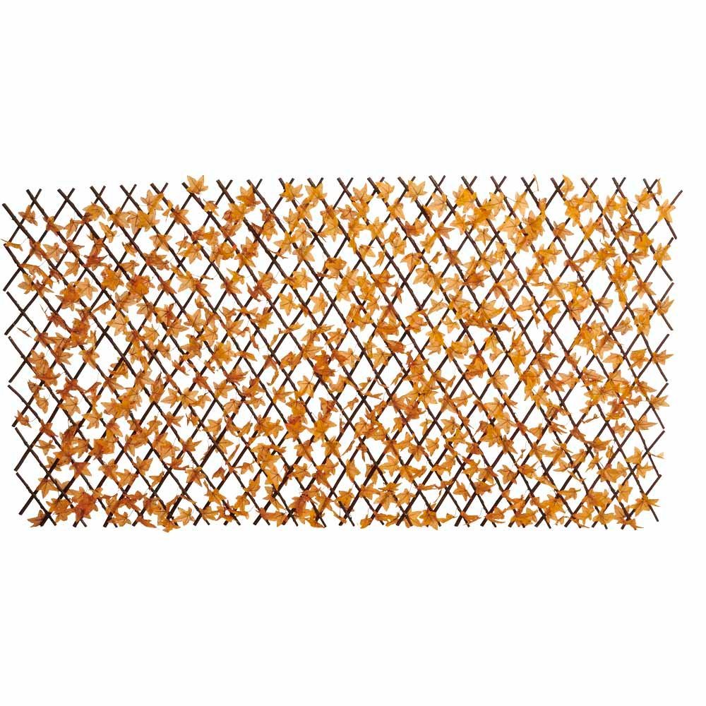 Wilko Expanding Artificial Maple Leaf Trellis 2m x 1m Image 1