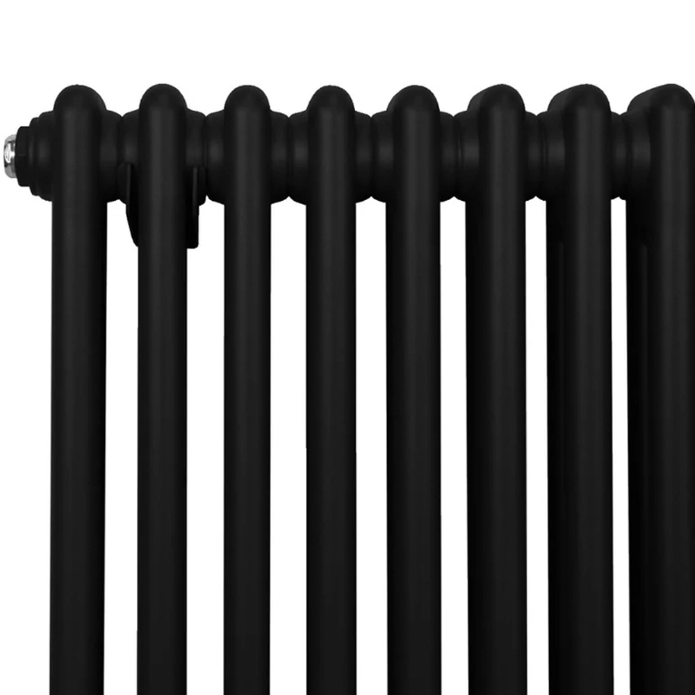 Monster Shop 2121 BTU Black Traditional 2 Column Radiator 1800 x 202mm Image 4