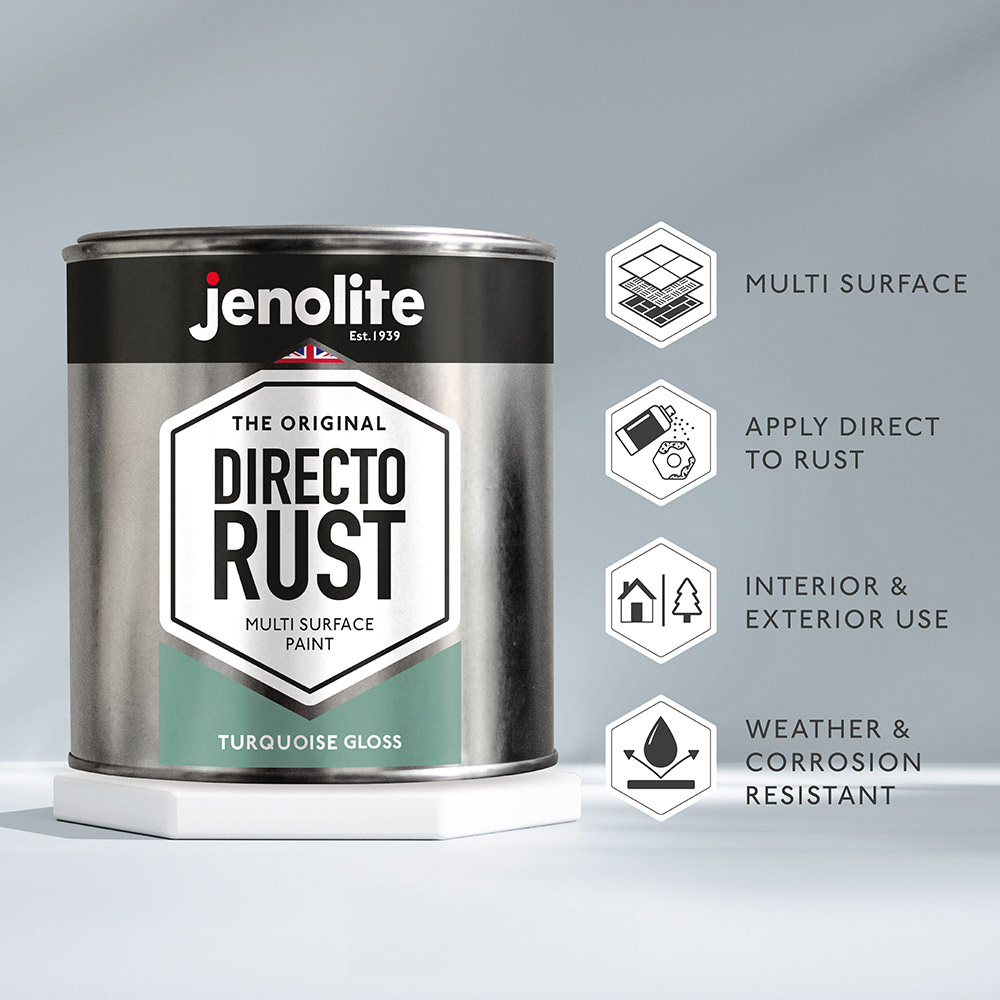 Jenolite Directorust Turquoise Gloss 1L Image 6