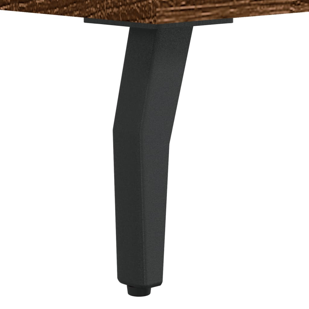 vidaXL 3 Shelf Brown Oak Sideboard Image 7