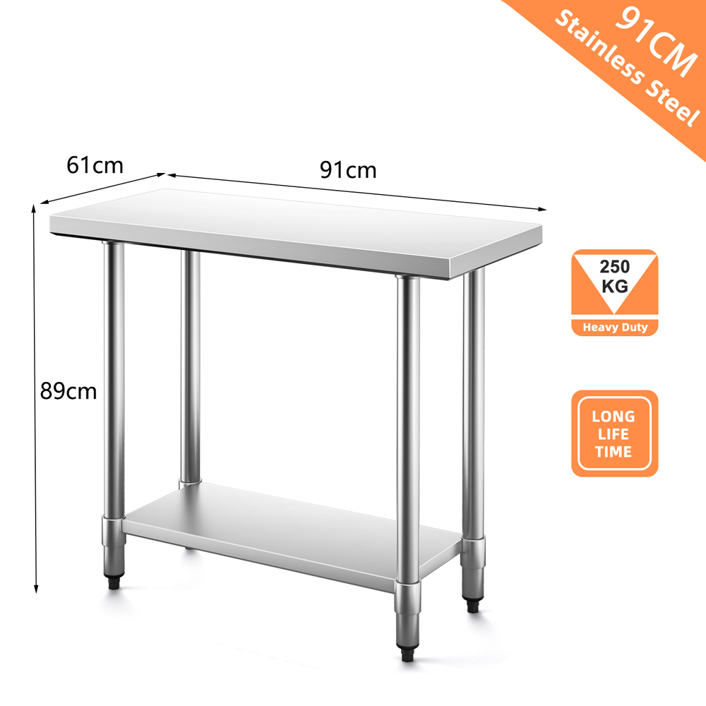 Costway Height Adjustable Kitchen Table 61 x 91cm Image 9