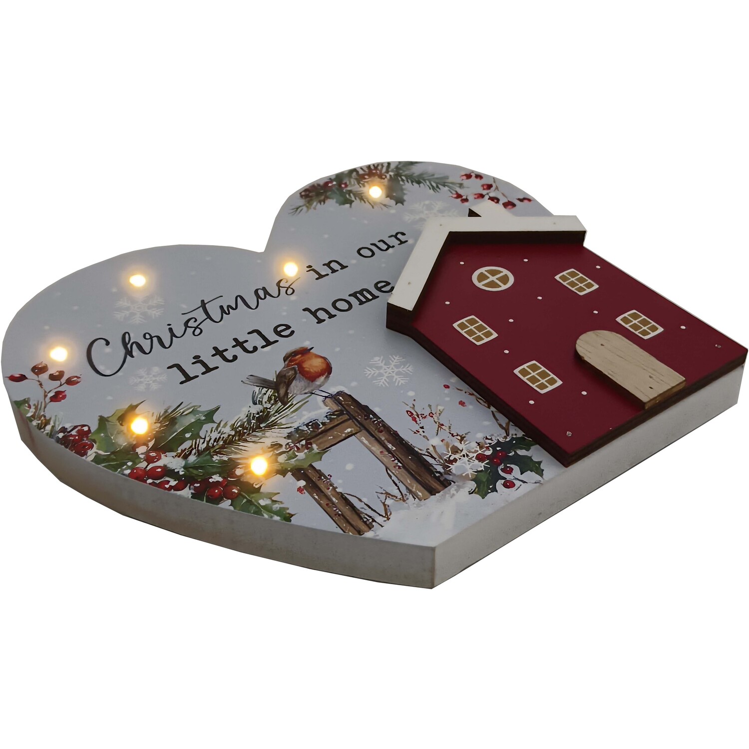 Christmas Sentimental LED Plaque Multicolour Image 4
