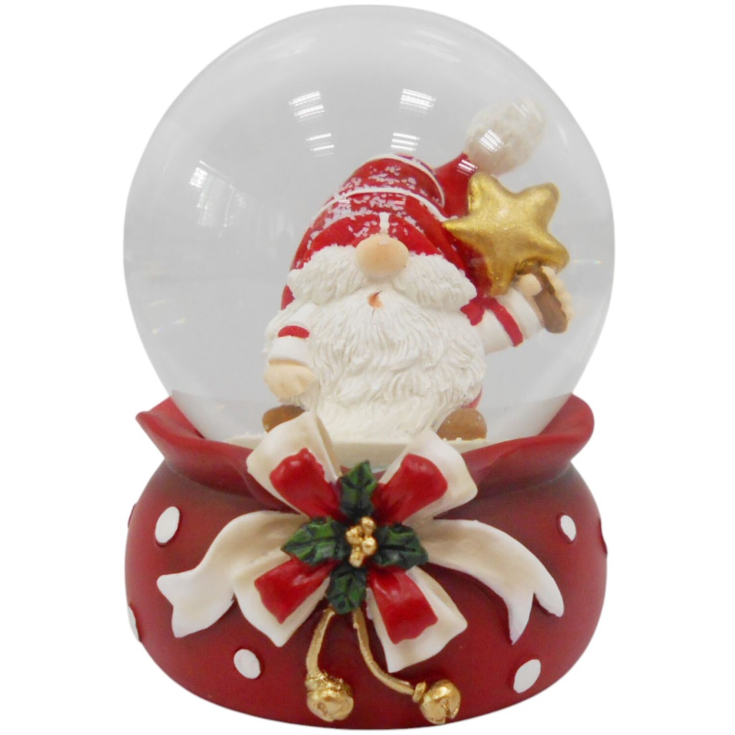 Festive Gonk Snow Globe Red Image 1