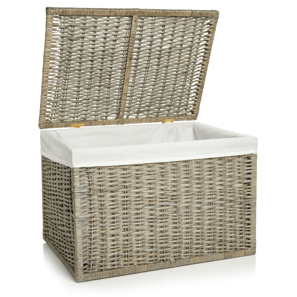 Wilko Grey Storage Trunk Wilko