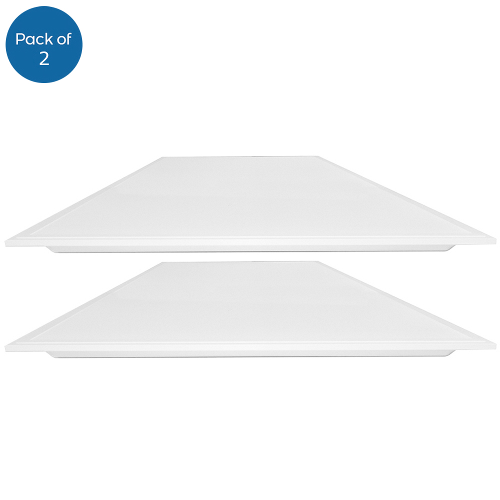 ENER-J 2 Pack 50W 3000K LED Backlit Panel Lights Image 1