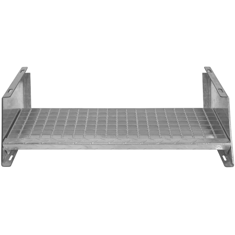 Monstershop 900mm Additional Galvanised Steel Steps Image 1