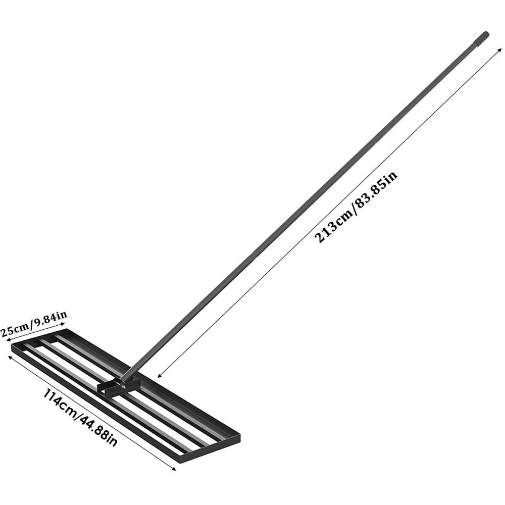 Living and Home Lawn Levelling Rake with Stainless Steel Handle 213cm Image 8