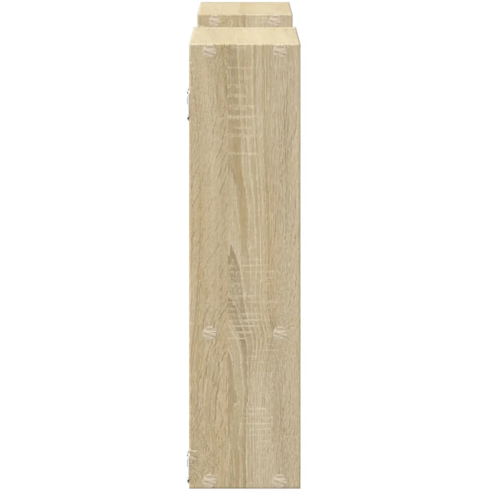 vidaXL 5 Shelf Sonoma Oak Floating Wall Shelf Image 4