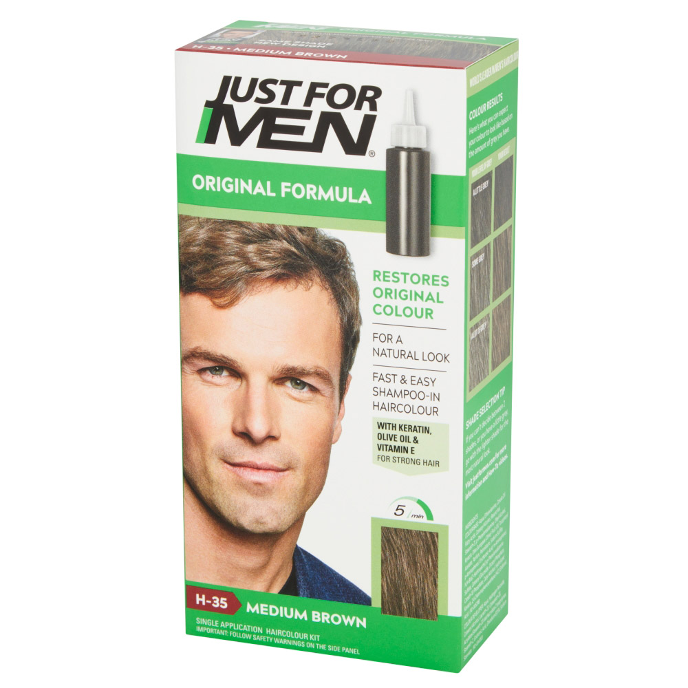 Just For Men Medium Brown Hair Colour | Wilko
