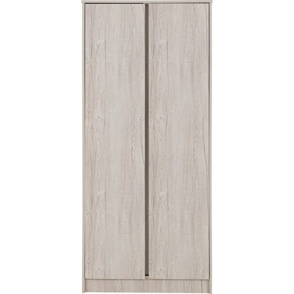 Seconique Malvern 2 Door Urban Snow Wardrobe Image 3