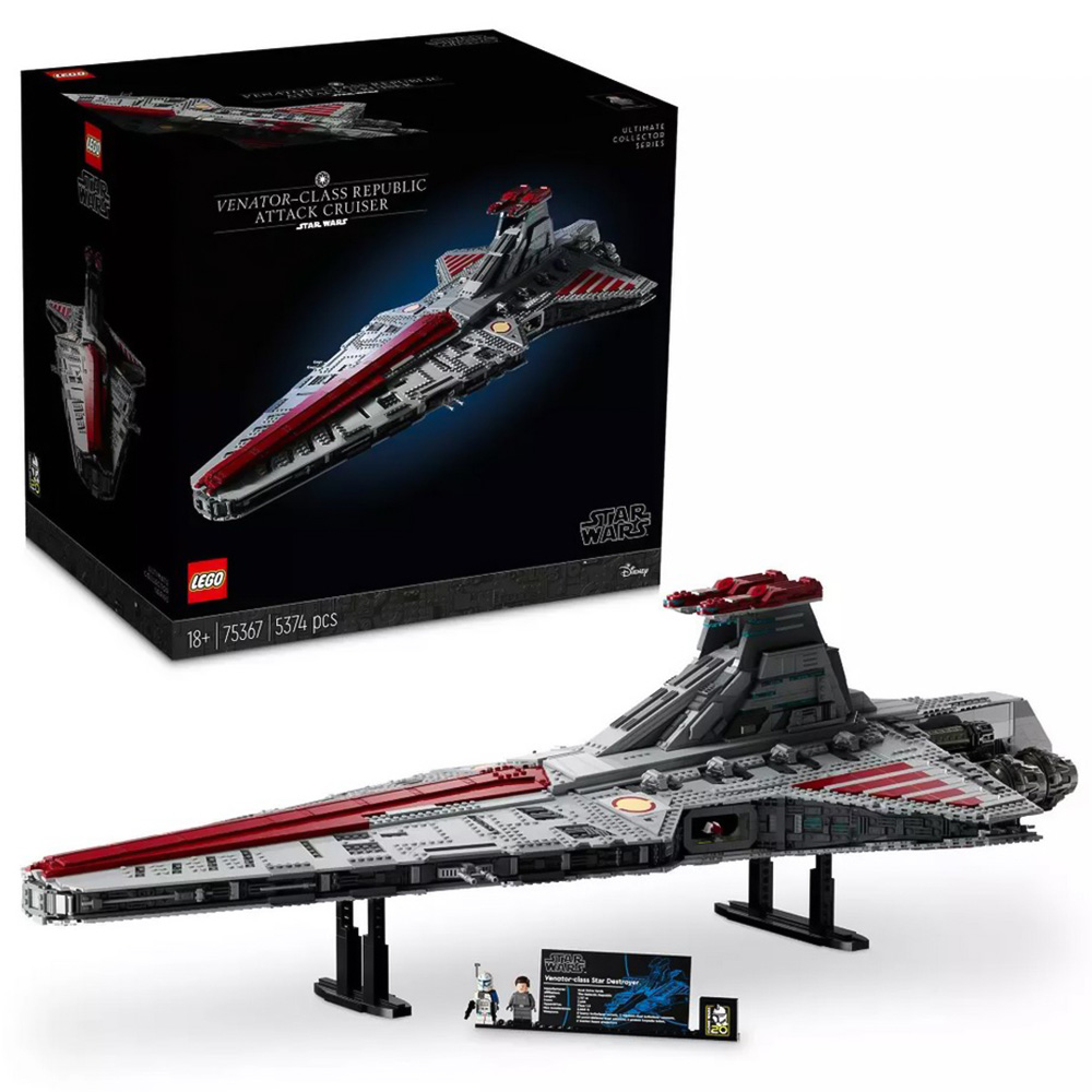 LEGO Star Wars 75367 Venator-Class Republic Attack Cruiser Building Kit Image 2