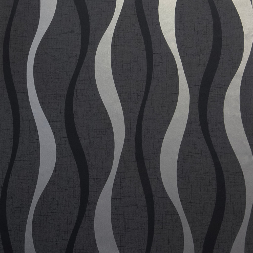 Arthouse Ribbon Geometric Black Wallpaper Image 1
