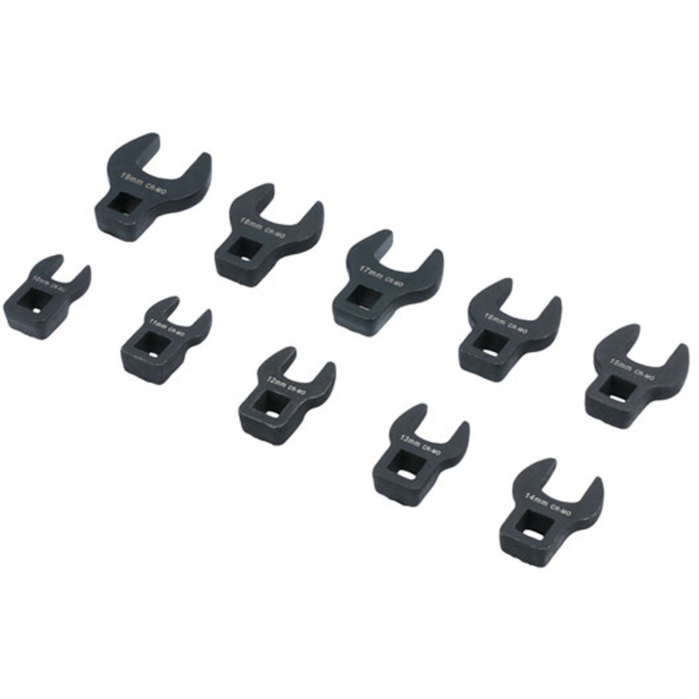 Laser 4757 10 Piece 3/8 inch D Crows Foot Wrench Set Image 4