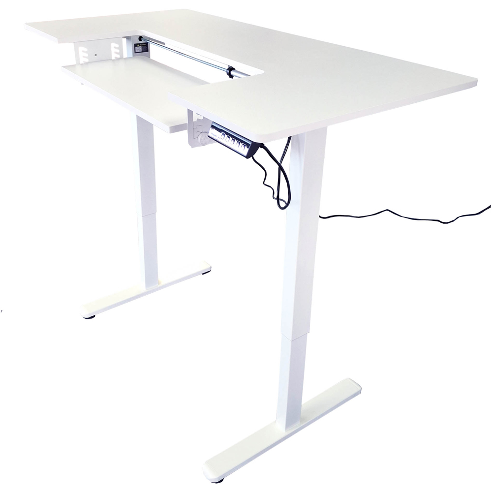 Sewing Online WC1015 Electric White Adjustable Sewing Machine Table Image 5