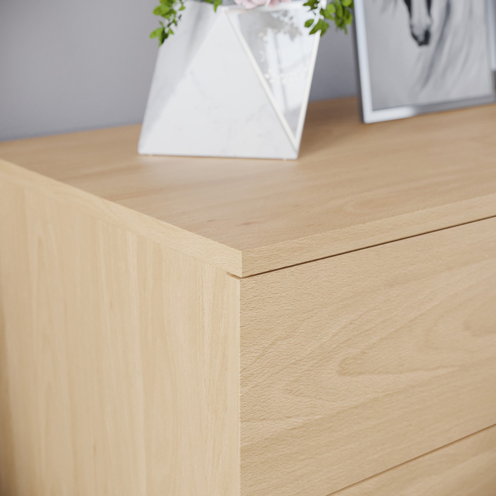 VIDA DESIGNS Riano 4 Drawer Pine Chest of Drawers Image 3