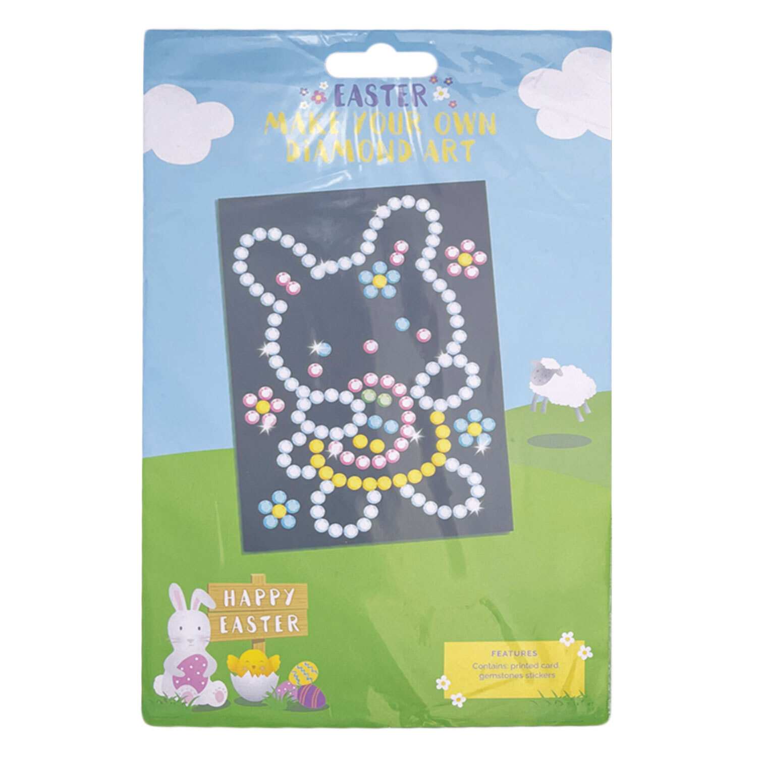 Single Easter Make Your Own Easter Diamond Art Kit in Assorted styles Image 1