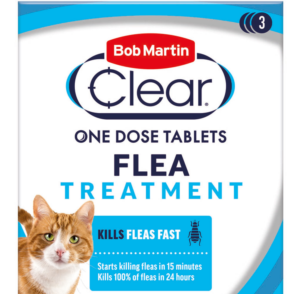 Bob Martin 3 pack Cat Flea Care Tablets Image 2