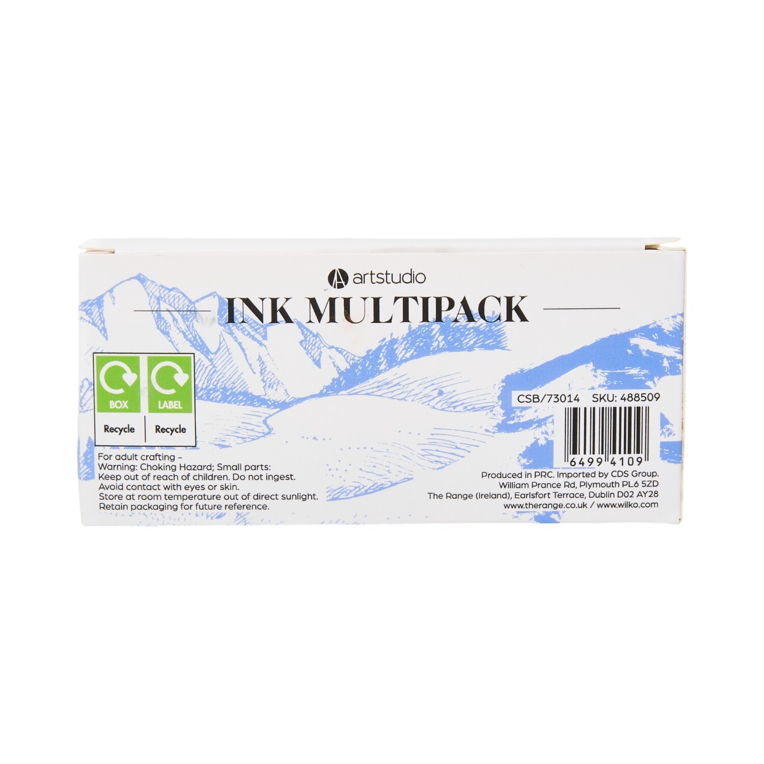 Pack of 3 Gold and Silver Ink Pots Image 2