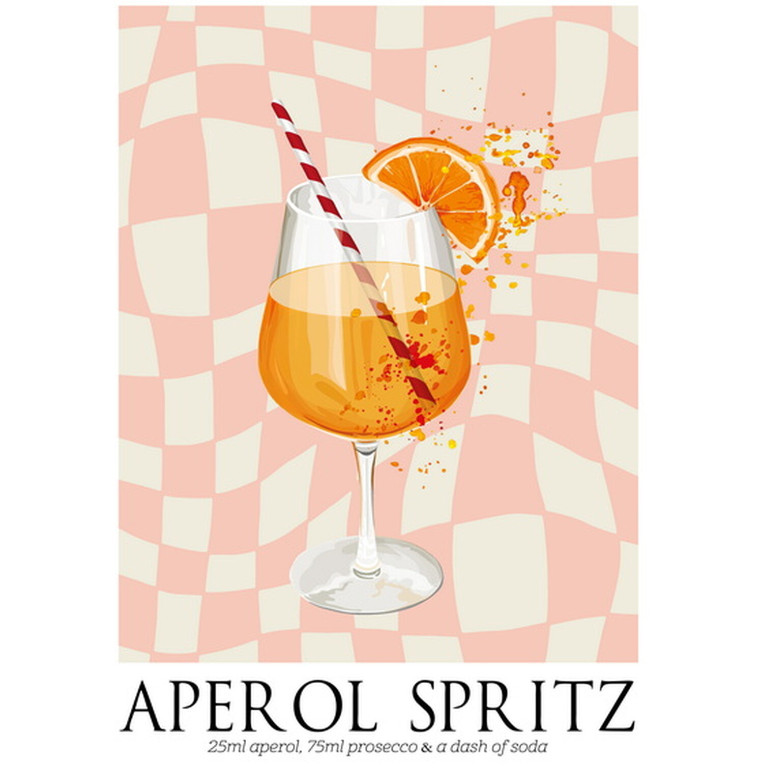 Fun Vibrant Cocktail Framed Print Image 2