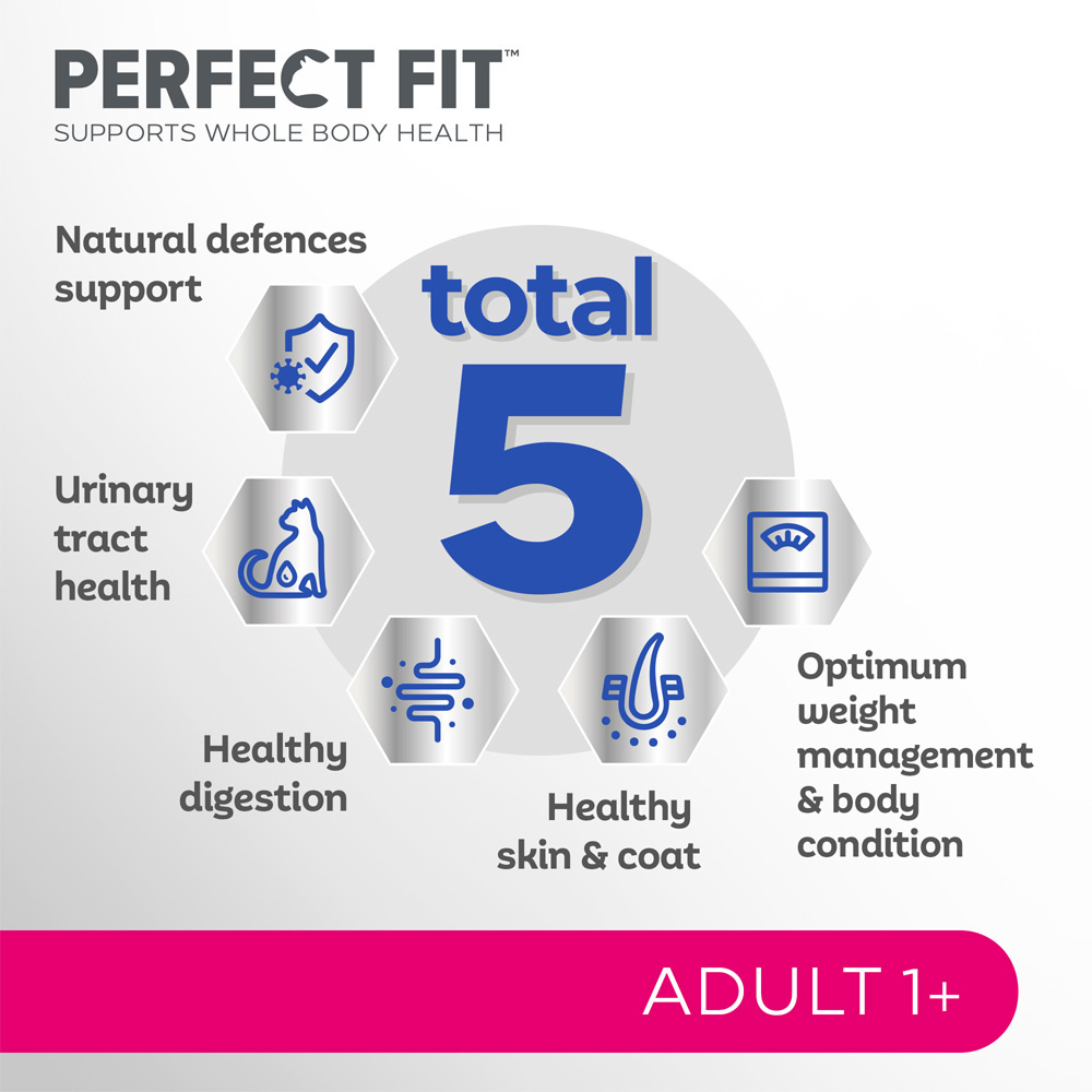 Perfect Fit Advanced Nutrition Salmon Adult Dry Cat Food 750g Image 4