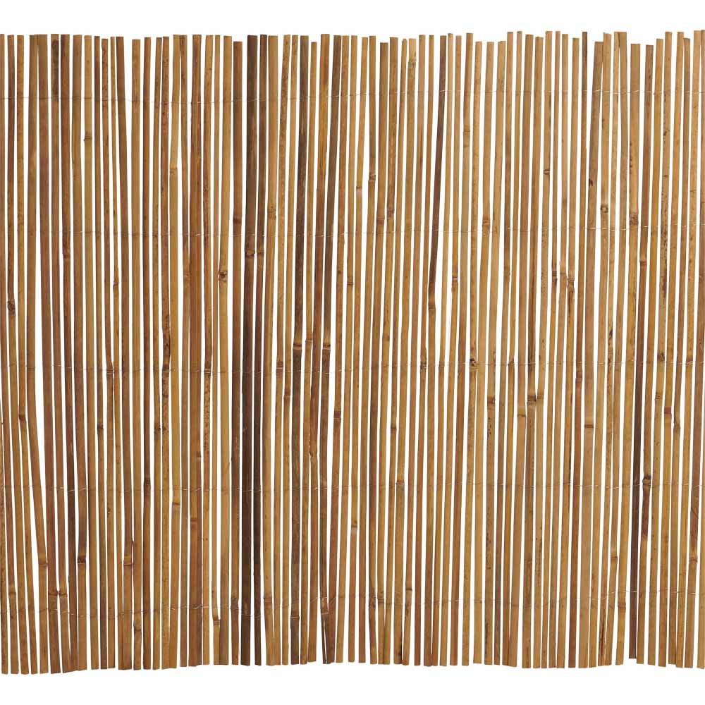 Wilko Bamboo Slat Screening 4m x 1m Image 1