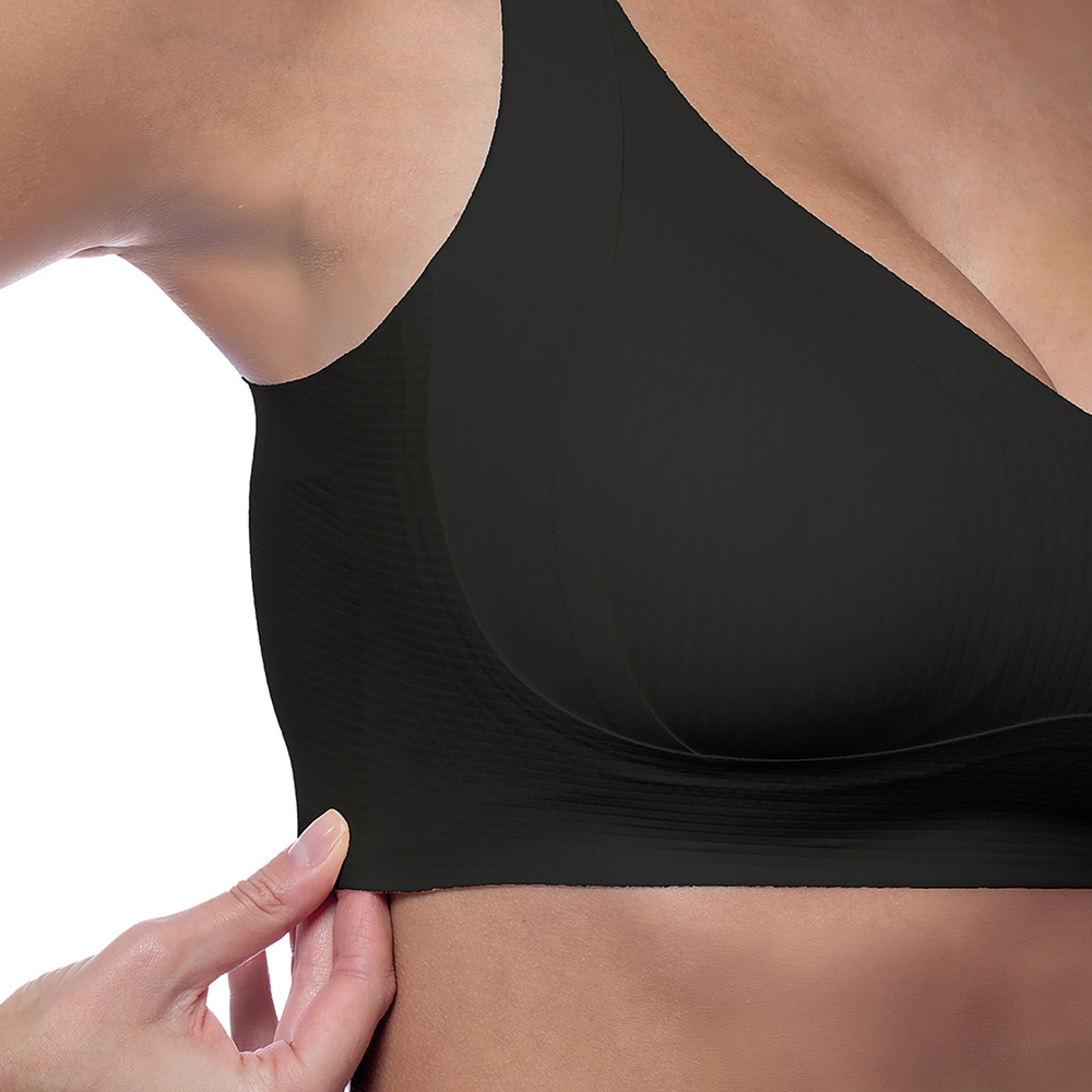 JML Belvia Black Seamless Comfort Bra Medium Image 2
