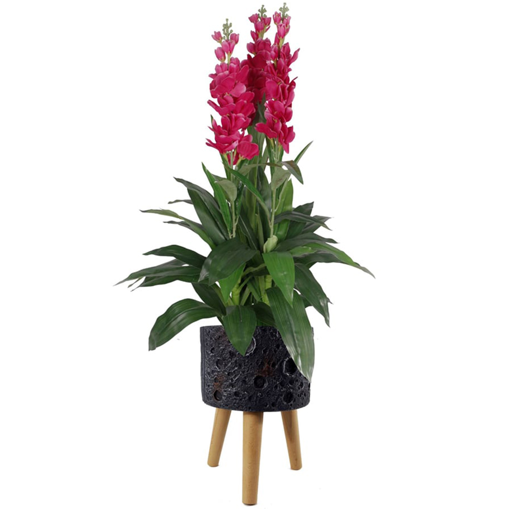 Botanik Lunar Black Planter 35 x 24cm Image 4