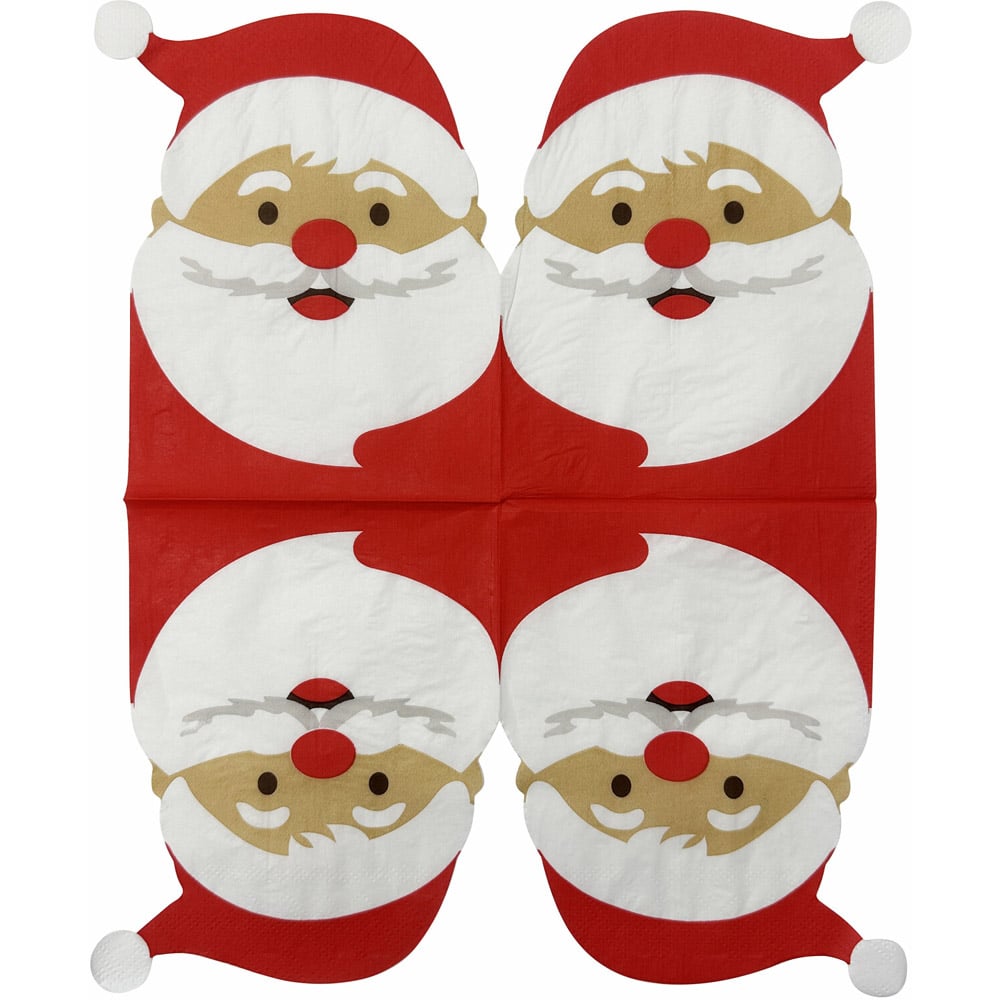 Santa or Reindeer Shaped Napkin Image 5
