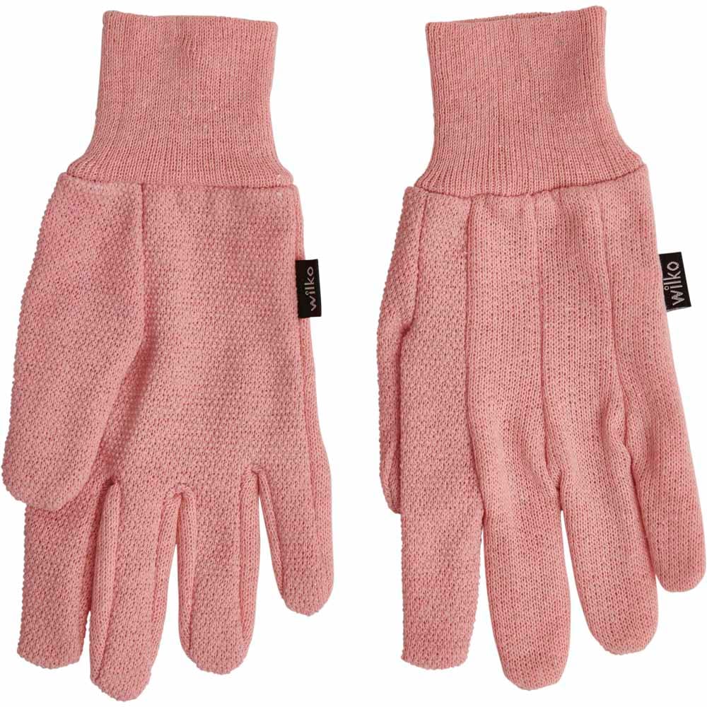 Wilko Jersey Garden Gloves Medium 3pk Wilko