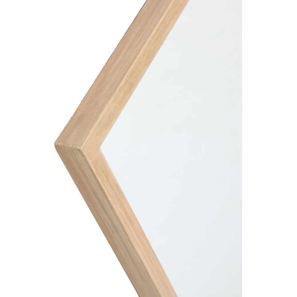 Oak Effect Arch Dress Mirror Image 10