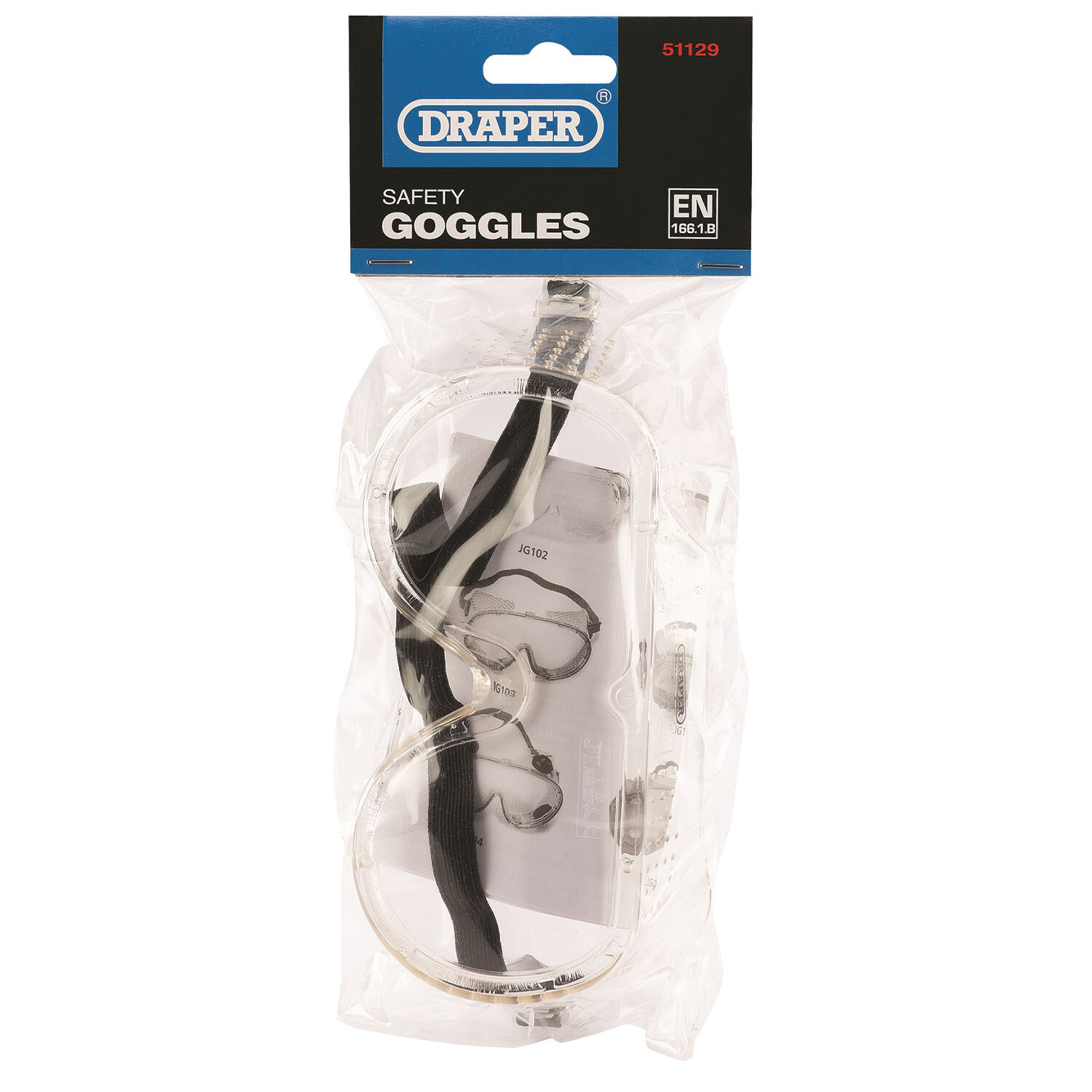Draper Clear Safety Goggles Image