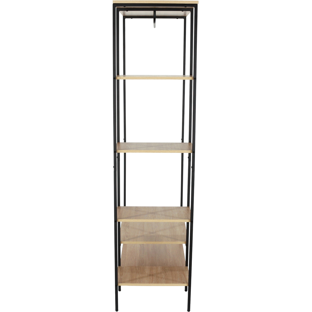 Core Products Kelly 5 Shelf Oak Effect Open Wardrobe Image 6