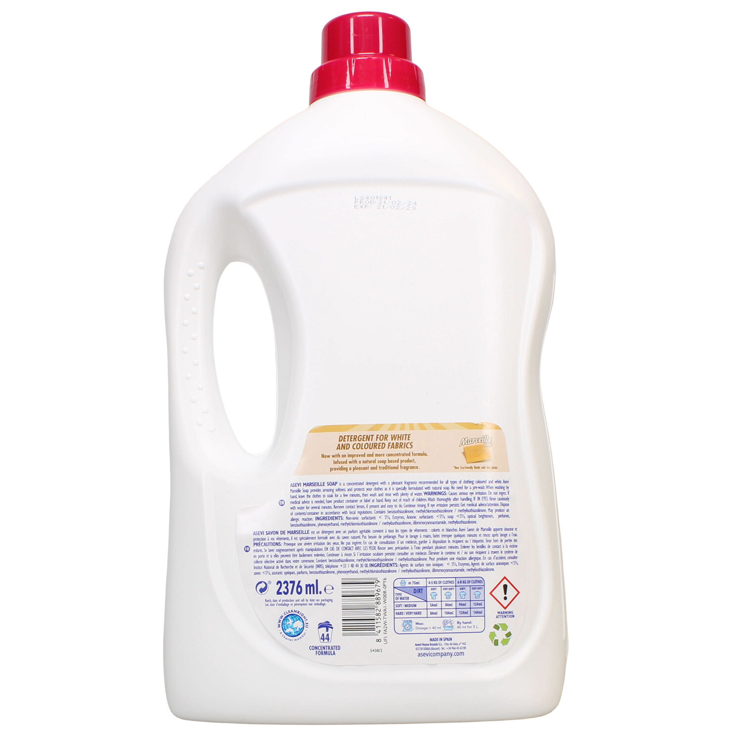 Asevi Laundry Detergent Marseille Soap Image 2