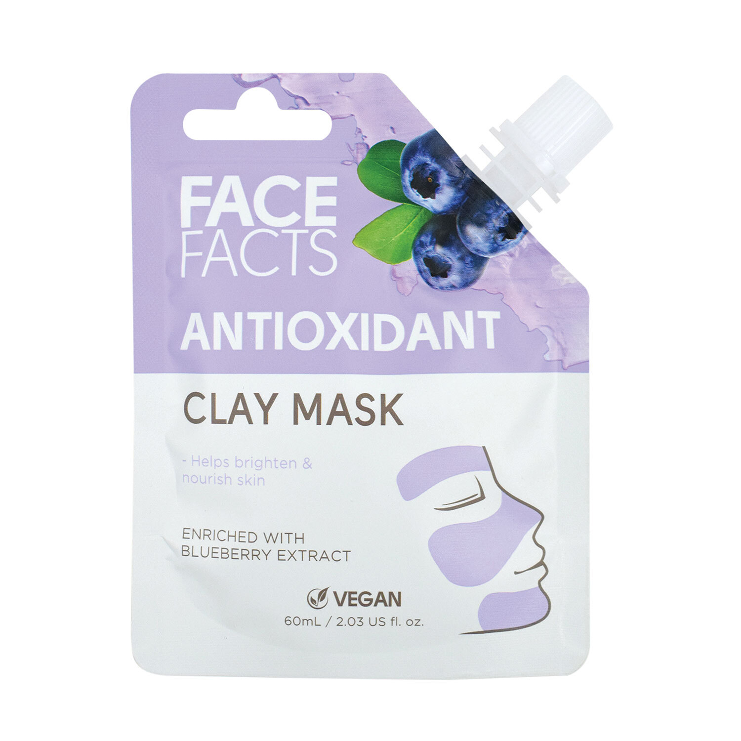 Face Facts Antioxidant Clay Mask - Purple Image