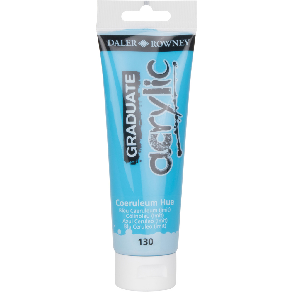 Daler Rowney Graduate Acrylic Paints 120ml - Coeruleum Hue Image