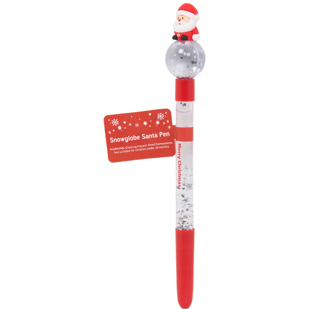 Snowglobe Santa Pen Image 1