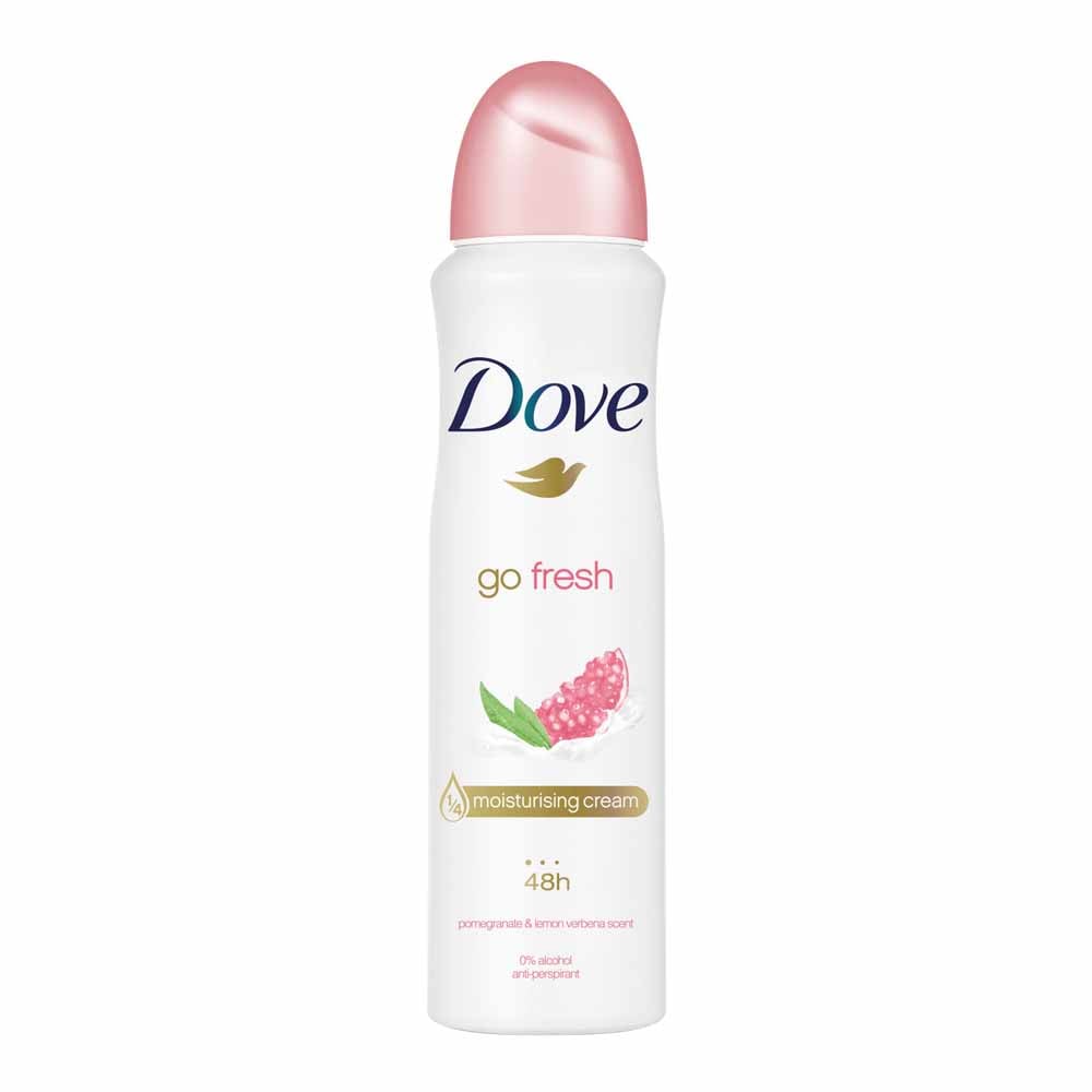 Dove Pomegranate Deodorant Spray 150ml Wilko