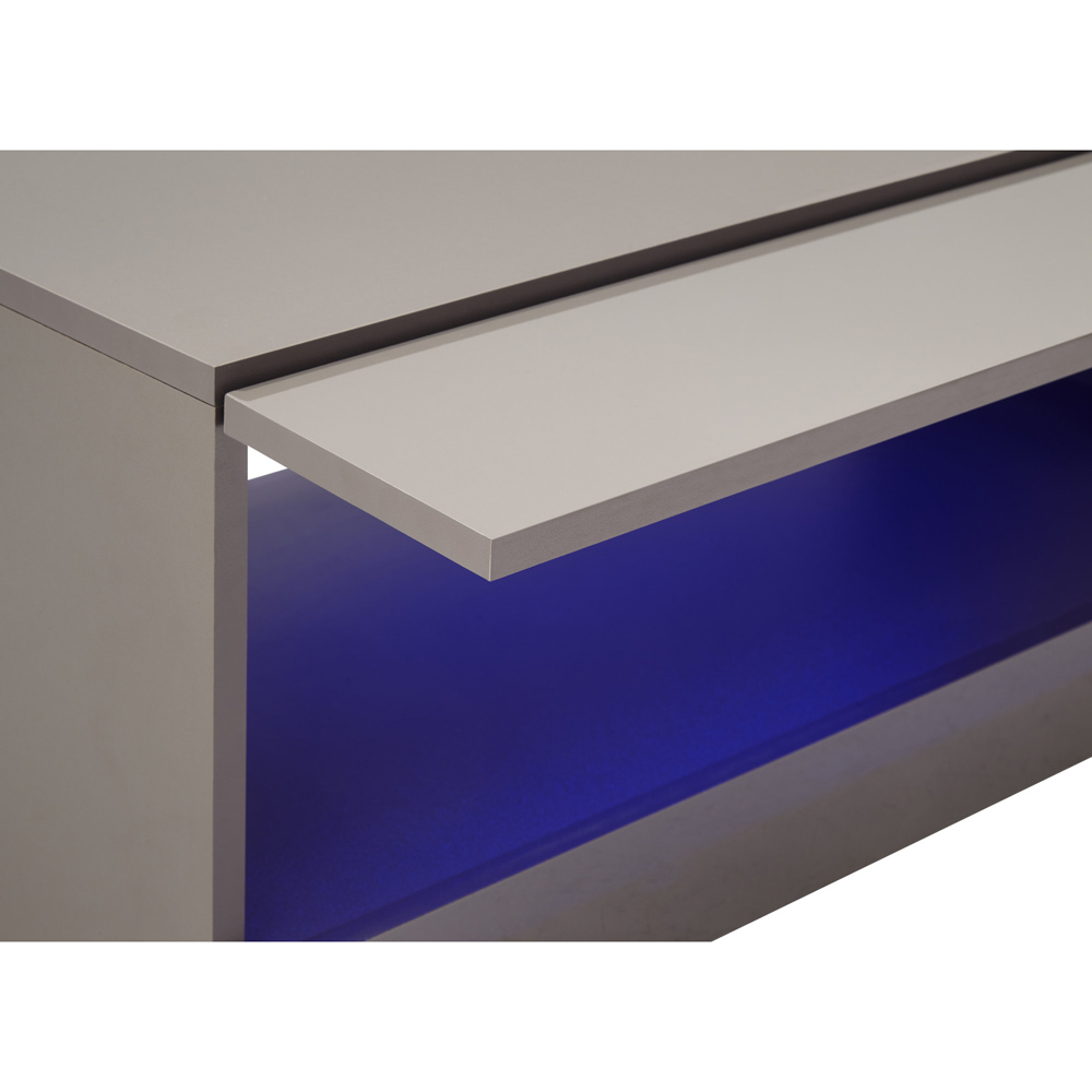 GFW Galicia Grey LED Lift Up Coffee Table Image 9